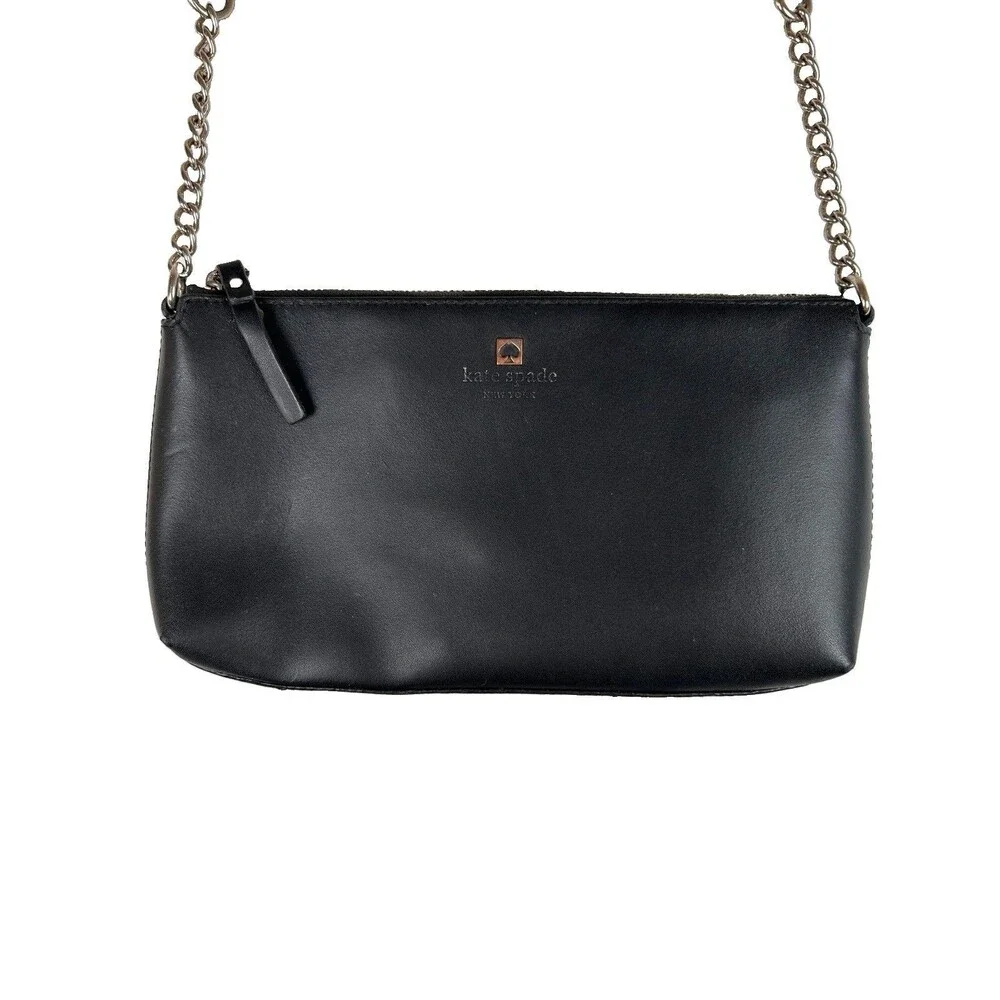 Kate Spade New York Sawyer Declan Street Chain Crossbody Bag  WKU6081 Black